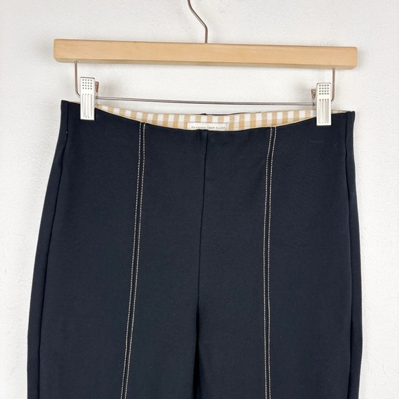 Anthropologie The Essential Cropped Flare Black Pants Sz XS - Picture 5 of 8